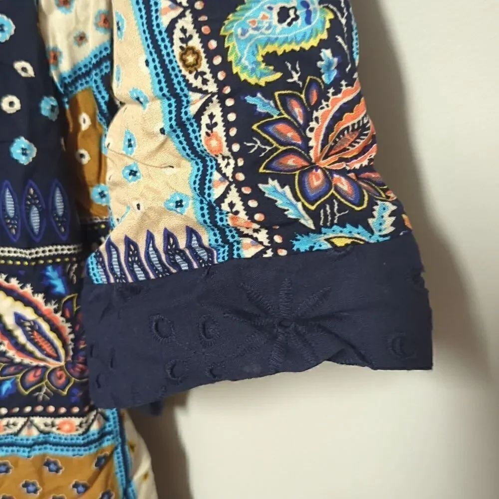 NWT Luna Moon Blue Open Front Cardigan - Picture 3 of 7
